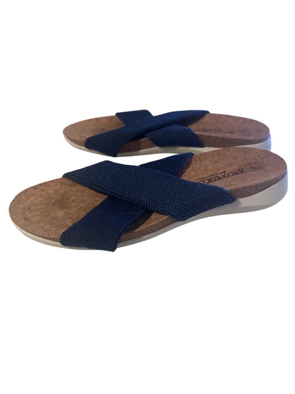 Arcopedico blue sandal stretch anatomic footwear size 40 U.S. size 9.5